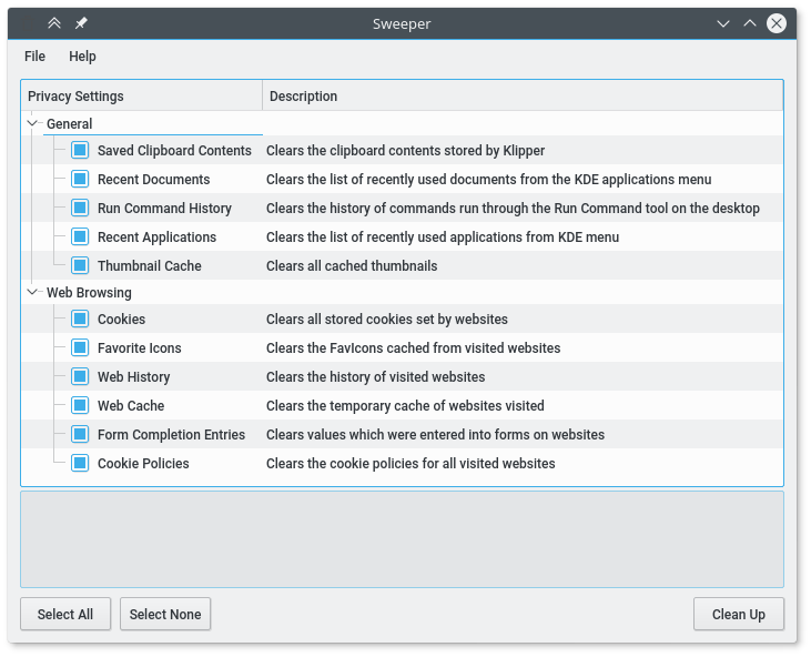Screenshot of Sweeper